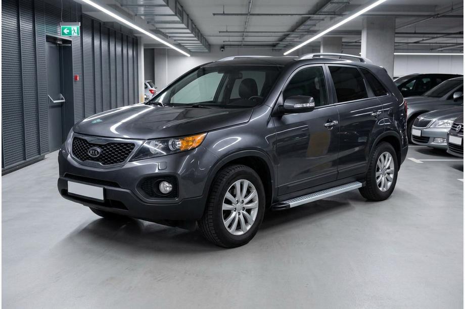 Kia Sorento II XM 2009–2014 Maya V2 sivuportaat (2 kpl, alumiini) 2010–2013 Image