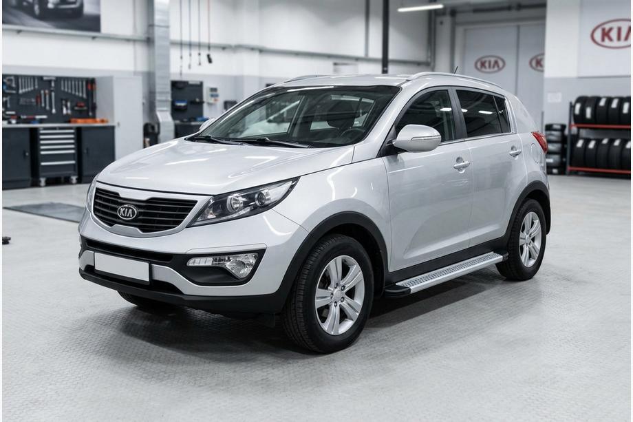 Kia Sportage 2010–2015 Maya V2 sivuportaat (2 kpl, alumiini) Image