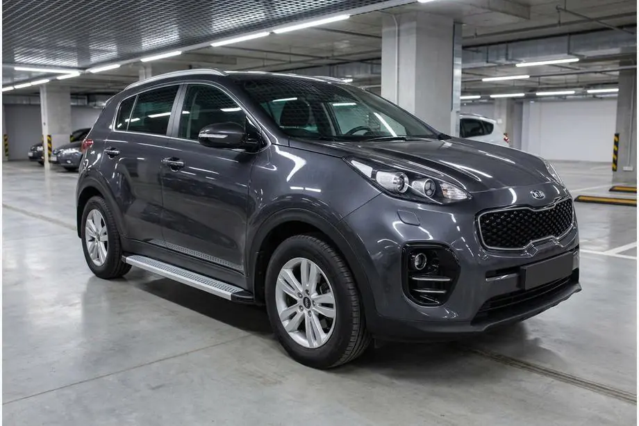Kia Sportage 2015–2021 Maya V2 sivuportaat (2 kpl, alumiini) Image