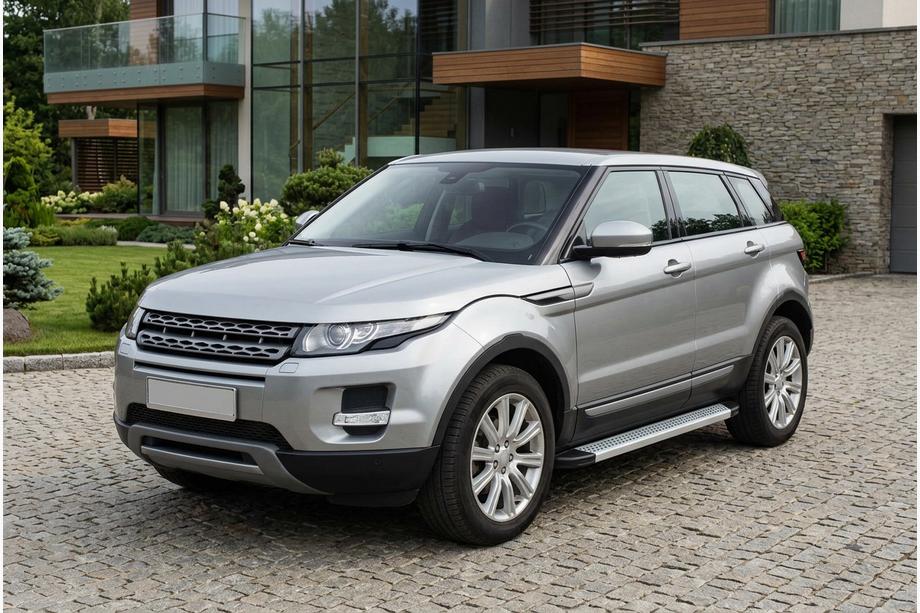 Range Rover Evoque 2012–2018 Maya V2 sivuportaat (2 kpl, alumiini) Image