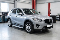 Mazda CX-5 2012–2017 Maya V2 sivuportaat (2 kpl, alumiini) kuva 1