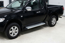 Mitsubishi L200 2006–2015 Maya V2 sivuportaat (2 kpl, alumiini) kuva 1