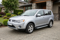 Mitsubishi Outlander 2006–2012 Maya V2 sivuportaat (2 kpl, alumiini) kuva 1
