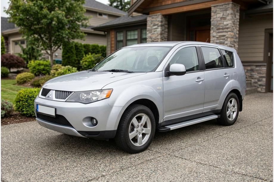Mitsubishi Outlander 2006–2012 Maya V2 sivuportaat (2 kpl, alumiini) Image