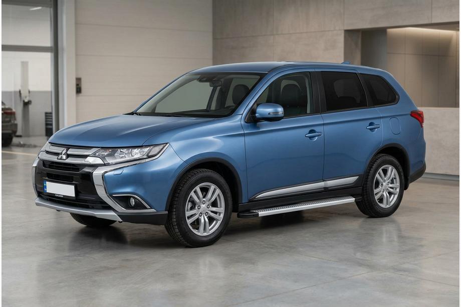 Mitsubishi Outlander 2012–2021 Maya V2 sivuportaat (2 kpl, alumiini) Image