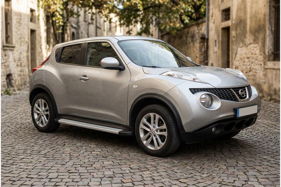 Nissan Juke 2010–2019 Maya V2 sivuportaat (2 kpl, alumiini) Image
