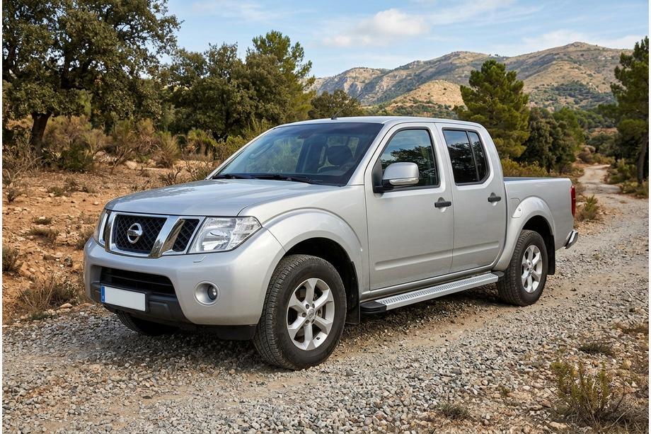 Nissan Navara 2006–2015 Maya V2 sivuportaat (2 kpl, alumiini) Image