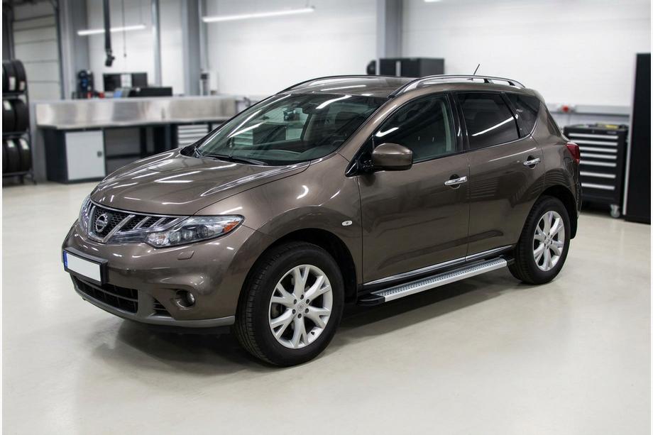 Nissan Murano 2008–2014 Maya V2 sivuportaat (2 kpl, alumiini) Image