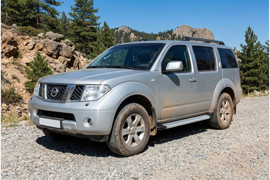 Nissan Pathfinder R51 2005–2014 Maya V2 sivuportaat (2 kpl, alumiini) Image