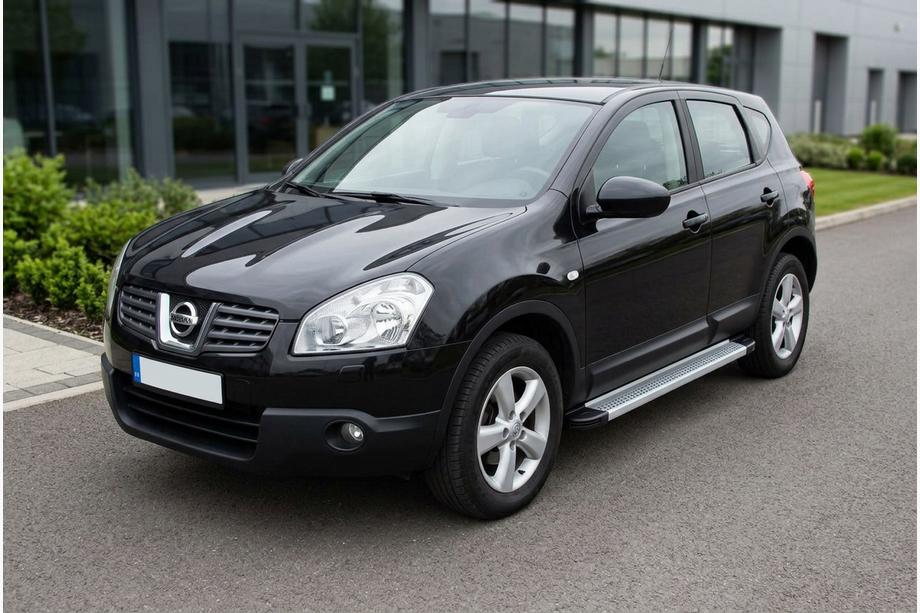 Nissan Qashqai 2007–2010 Maya V2 sivuportaat (2 kpl, alumiini) Image