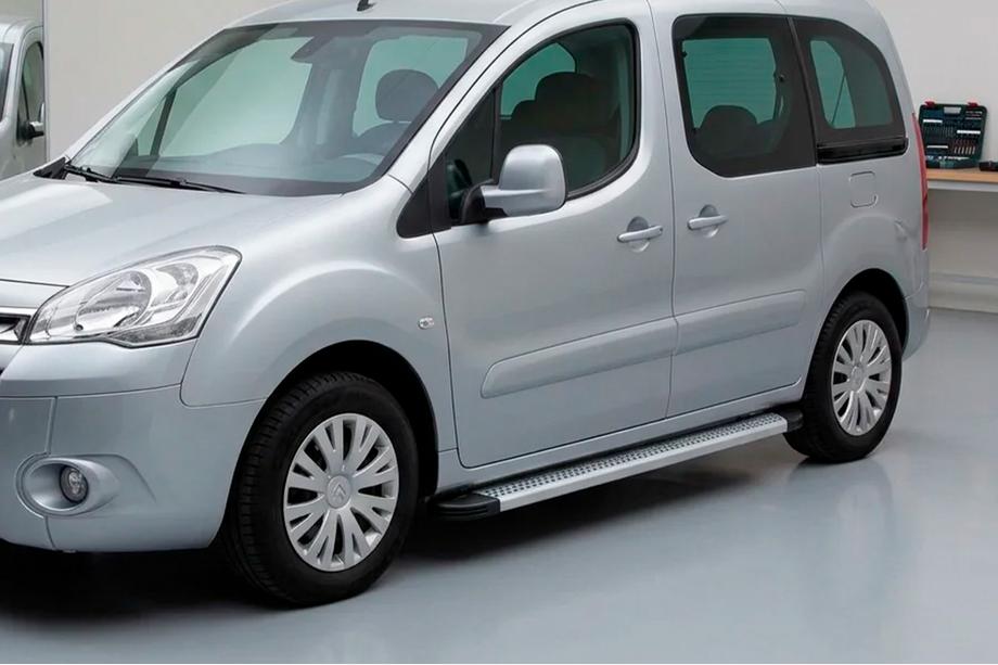 Peugeot Partner Tepee 2008–2018 Maya V2 sivuportaat (2 kpl, alumiini) Image