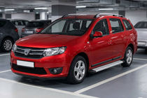 Renault Logan MCV 2013–2022 Maya V2 sivuportaat (2 kpl, alumiini) kuva 1