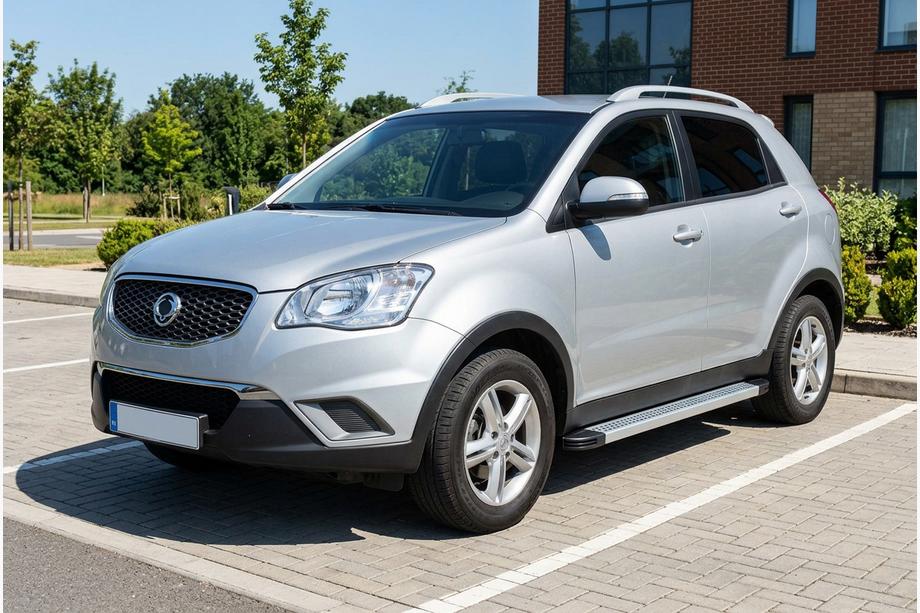 SsangYong Korando 2010–2019 Maya V2 sivuportaat (2 kpl, alumiini) Image