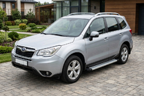 Subaru Forester 2013–2018 Maya V2 sivuportaat (2 kpl, alumiini) kuva 1