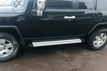 Toyota FJ Cruiser 2006–2022 Maya V2 sivuportaat (2 kpl, alumiini) kuva 5