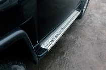 Toyota FJ Cruiser 2006–2022 Maya V2 sivuportaat (2 kpl, alumiini) kuva 4