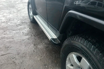 Toyota FJ Cruiser 2006–2022 Maya V2 sivuportaat (2 kpl, alumiini) kuva 6