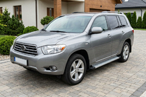 Toyota Highlander 2008–2013 Maya V2 sivuportaat (2 kpl, alumiini) kuva 1