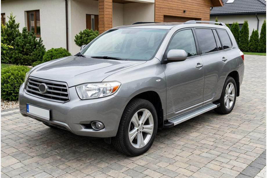 Toyota Highlander 2008–2013 Maya V2 sivuportaat (2 kpl, alumiini) Image