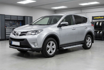 Toyota Rav 4 2013–2018 Maya V2 sivuportaat (2 kpl, alumiini) kuva 1
