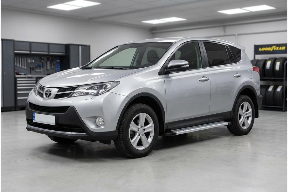 Toyota Rav 4 2013–2018 Maya V2 sivuportaat (2 kpl, alumiini) Image