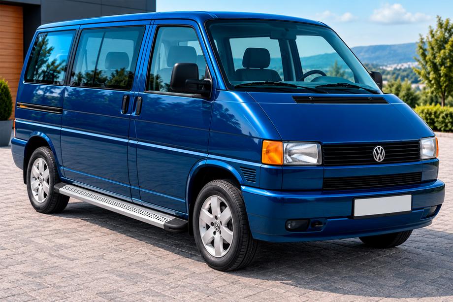 Volkswagen T4 Caravelle/Multivan 1990–2003 Maya V2 sivuportaat (2 kpl, alumiini) Pitkä akseliväli Image