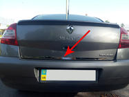 Renault Megane II 2004–2009 Takalukun reunalista (ruostumaton teräs) HB, Carmos - turkkilainen teräs kuva 6