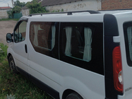 Renault Trafic 2001–2015 Mustat kattokaiteet Pitkä, muovijalat kuva 11