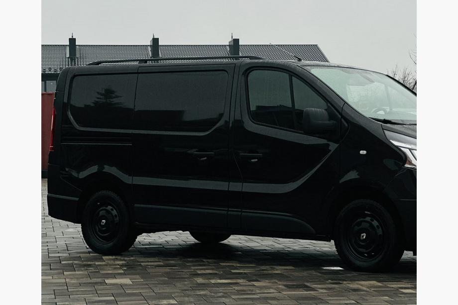 Renault Trafic 2015– Mustat kattokaiteet Pitkä, valurautaiset jalat Kuva 6