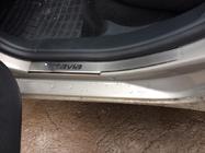 Skoda Octavia II A5 2010–2013 Nataniko kynnyslistat (8 kpl, ruostumaton teräs) Vakio – Lohmann-teippi, 0,5 mm kuva 7