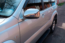 Toyota Land Cruiser Prado 120 2002–2009 Peilinkuoret (2 kpl, ruostumaton teräs) kuva 4