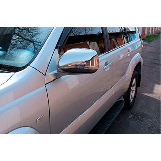 Peilinkuoret (2 kpl, ruostumaton teräs) Toyota Land Cruiser Prado 120 2002–2009 kuva 4