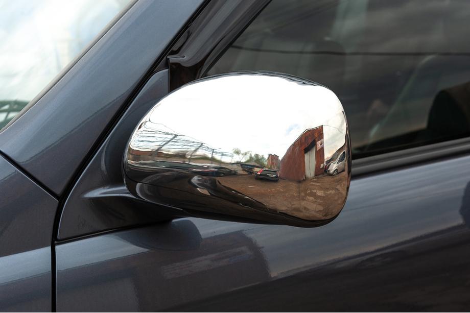 Toyota Land Cruiser Prado 120 2002–2009 Peilinkuoret (2 kpl, ruostumaton teräs) OmsaLine – italialainen ruostumaton teräs Kuva 6