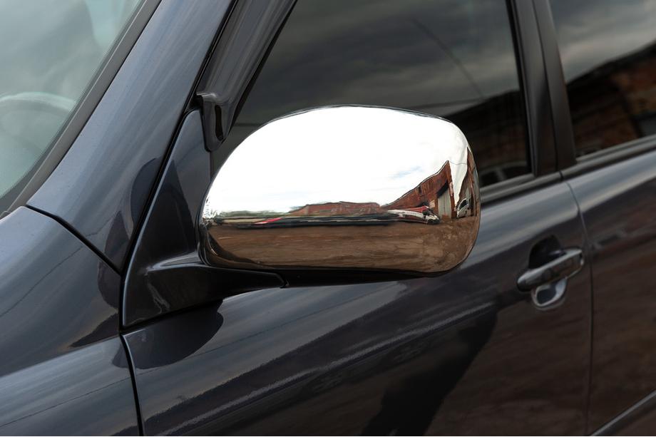 Toyota Land Cruiser Prado 120 2002–2009 Peilinkuoret (2 kpl, ruostumaton teräs) OmsaLine – italialainen ruostumaton teräs Kuva 5