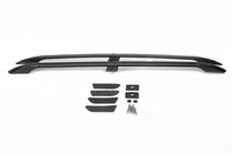 Toyota Land Cruiser Prado 120 2002–2009 Mustat turkkilaiset kattokaiteet Muoviset jalat kuva 16