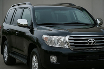 Toyota Land Cruiser 200 2007–2021 Kromiset peilinkuoret 2008-2012 (2 kpl, ruostumaton teräs) Carmos - turkkilainen teräs kuva 1