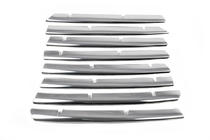 Volkswagen LT 1995–2006 Maskin säleikön listat (8 kpl, ruostumaton teräs) Carmos - turkkilainen teräs kuva 3
