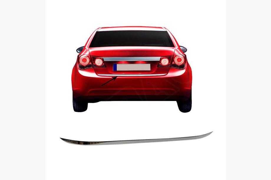 Chevrolet Cruze 2009–2015 Tavaratilan kynnyssuoja (ruostumaton teräs) Sedan, OmsaLine - italialainen ruostumaton teräs Kuva 4