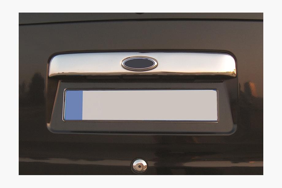 Ford Connect 2006–2009 Kromilista rekisterikilven yläpuolelle (asennus alkuperäiseen, logopaikka, ruostumaton teräs) Image