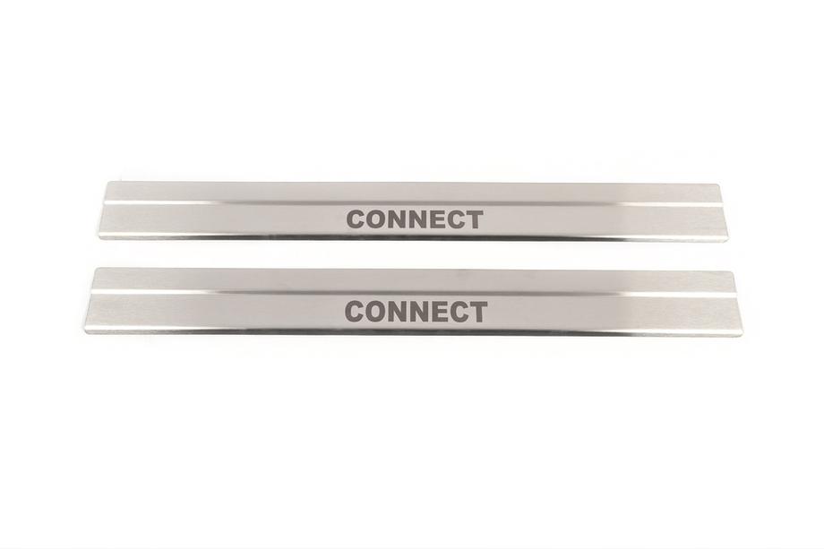 Ford Connect 2014–2021 Carmos ovikynnyslistat (2 kpl, ruostumaton teräs) Kuva 2