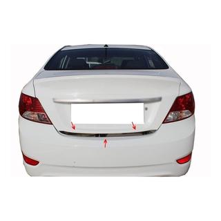 Takalukun reunalista (ruostumaton teräs) Hyundai Accent 2011–2017 kuva 3