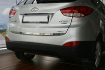 Hyundai IX-35 2010–2015 Takalukun reunalista (ruostumaton teräs) OmsaLine – italialainen ruostumaton teräs kuva 1