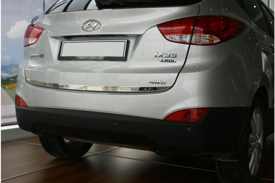 Hyundai IX-35 2010–2015 Takalukun reunalista (ruostumaton teräs) OmsaLine – italialainen ruostumaton teräs Image