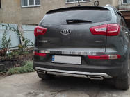 Kia Sportage 2010–2015 Takalukun reunalista (ruostumaton teräs) kuva 5