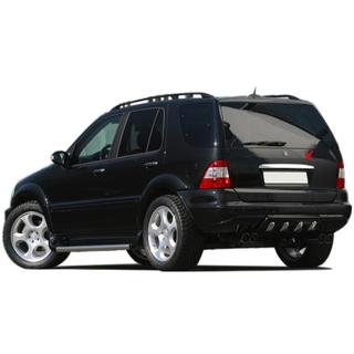 Rekisterikilven ylälista (ruostumaton teräs) Mercedes ML W163 1997–2005 kuva 2