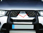 Mitsubishi L200 2006–2015 Maskilistat jäähdyttimen säleikköön (14 kpl, ruostumaton teräs) kuva 2