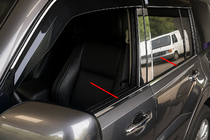 Mitsubishi Pajero Wagon IV 2006–2021 Ikkunankehyslistat (4 kpl, ruostumaton teräs) kuva 1
