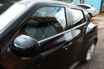 Nissan Juke 2010–2019 Ikkunalistat (4 kpl, ruostumaton teräs) Carmos - turkkilainen teräs kuva 2