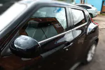 Nissan Juke 2010–2019 Ikkunalistat (4 kpl, ruostumaton teräs) kuva 2