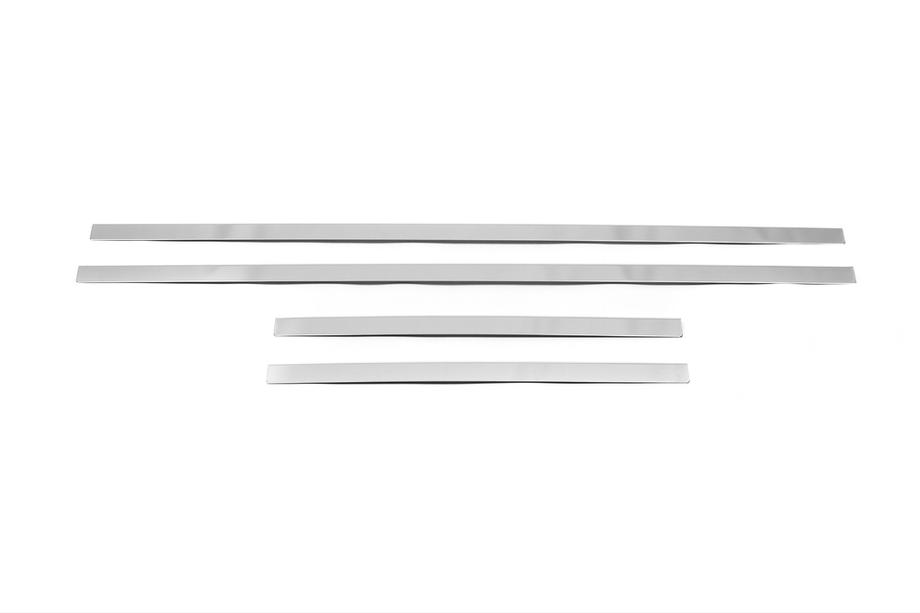 Nissan Navara 2006–2015 Ikkunoiden ulkoreunalistat (4 kpl, ruostumaton teräs) OmsaLine – italialainen ruostumaton teräs Kuva 2